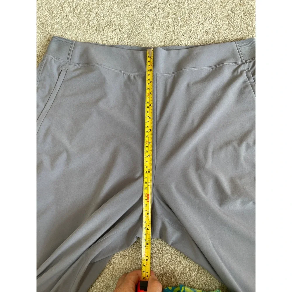 Athleta Trekkie North Jogger Pants Gray Plus Size 16 Hiking Travel Ankle Zip